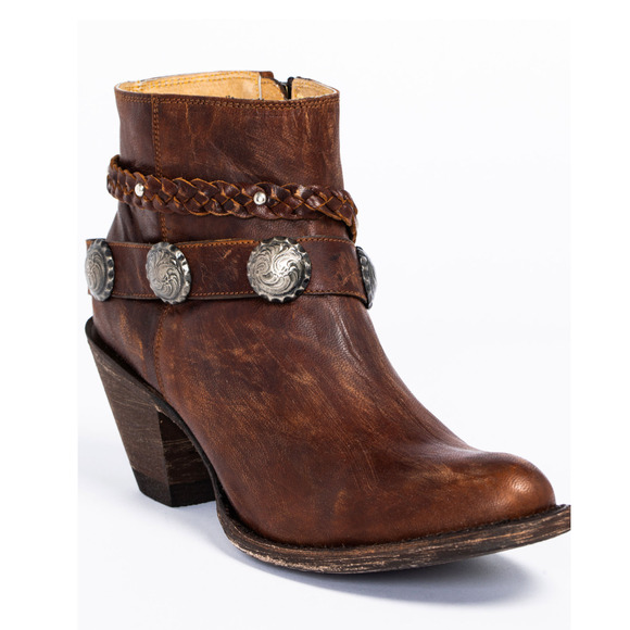 Idyllwind Shoes - Idyllwind Fierce Brown Western Boots - Round Toe size 7